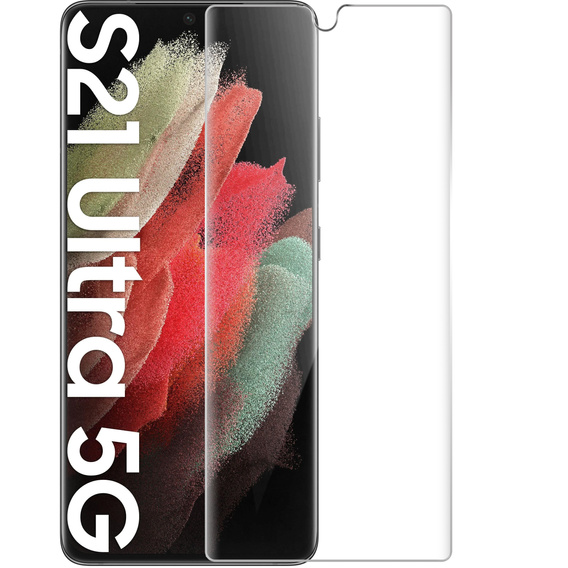2x keramické hybridní sklo ERBORD pro Samsung Galaxy S21 Ultra