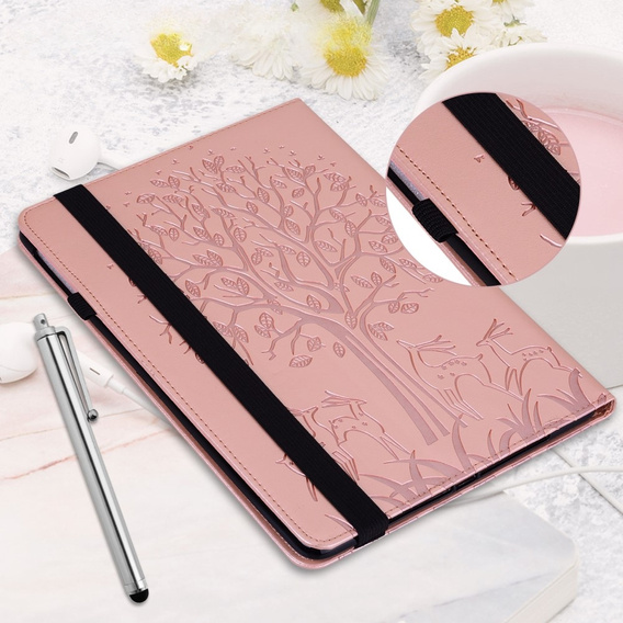 Flipové pouzdro pro Huawei MatePad SE 10.4, tree, růžové rose gold