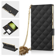 Flipové pouzdro pro Samsung Galaxy S23 Ultra, GKK Mirror Wallet, černé