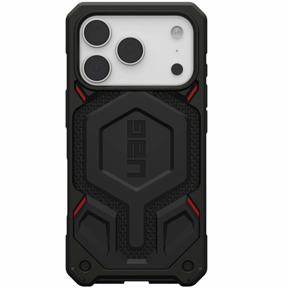 Pouzdro Urban Armor Gear pro iPhone 17 Pro Max, Monarch Pro Kevlar MagSafe, Kevlar Black