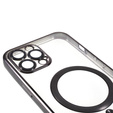 Pouzdro pro iPhone 12 Pro, Electro MagSafe, černé + sklo na displej