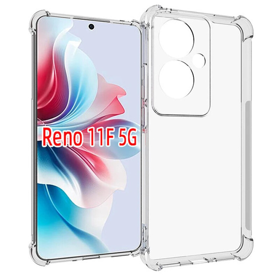 Pouzdro pro Oppo Reno 11F 5G, Dropproof, průhledné