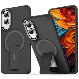 Pouzdro pro Samsung Galaxy S25 Edge, matný stojánek, pro MagSafe, černé