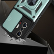 Pouzdro pro Xiaomi 11T / 11T Pro, CamShield Slide, zelený