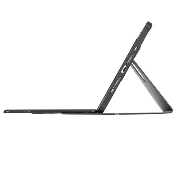 Pouzdro s klávesnicí pro iPad 11" 2025 A16 (11 gen.) / iPad 10.9" 2022 (10 gen.), Rotary 360° Leather, černé
