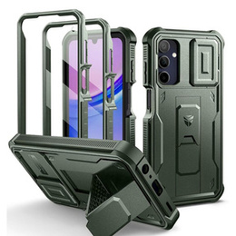 Pancéřové pouzdro pro Samsung Galaxy A15, Dexnor Full Body (Two Frames), zelené