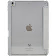 Pouzdro pro iPad 10.2 2021 / 2020 / 2019, Smartcase Hybrid, se slotem na stylus, šedé
