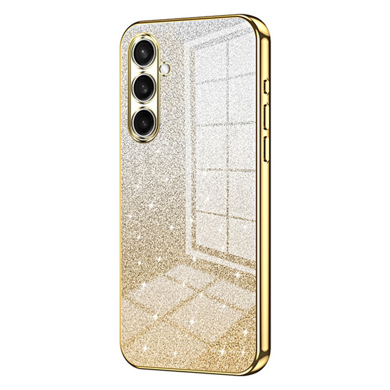 Pouzdro Glitter Case CamShield pro Samsung Galaxy A57 5G, zlaté