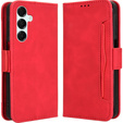 Klopové pouzdro pro Samsung Galaxy A16, Card Slot, červené
