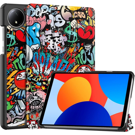 Pouzdro pro Xiaomi Redmi Pad SE 8.7, Smartcase, graffiti