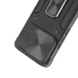 Pancéřové pouzdro pro Xiaomi Redmi Note 13 Pro 5G, CamShield Slide, černé + tvrzené sklo 9H