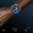 2x hybridní sklo ERBORD pro Amazfit Active 2