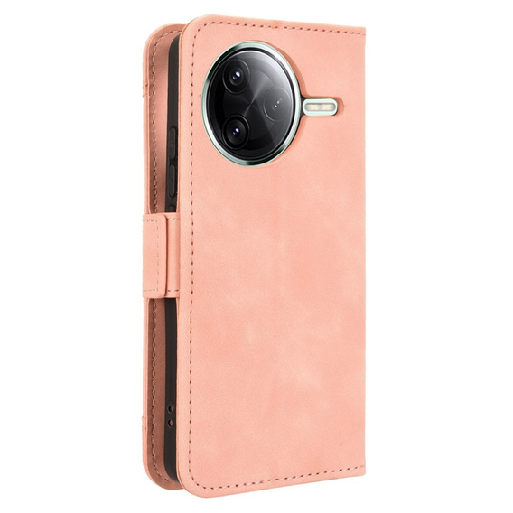 Klopové pouzdro pro Xiaomi Poco F7 Pro, Card Slot, růžové