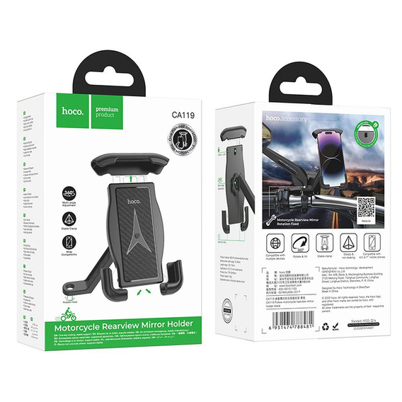 Držák na telefon Hoco CA119 pro motocykly