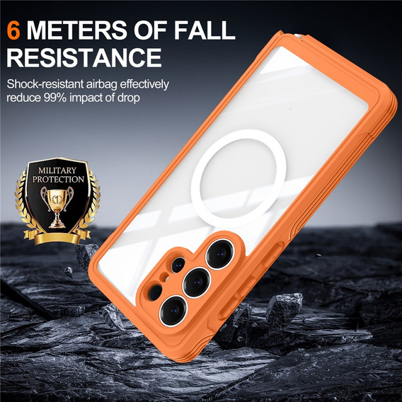 Pouzdro Shockproof se sklem, pro MagSafe pro Samsung Galaxy S26 Ultra