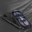 Pouzdro pro iPhone 16, Magnetic Dual Glass, černé