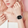 Ocelový náramek pro Apple Watch 1/2/3/4/5/6/7/8/SE/ULTRA 42/44/45/49 MM - šedý