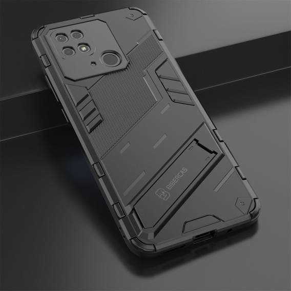 Pouzdro pro Xiaomi Redmi 10C, Military kickstand, modré
