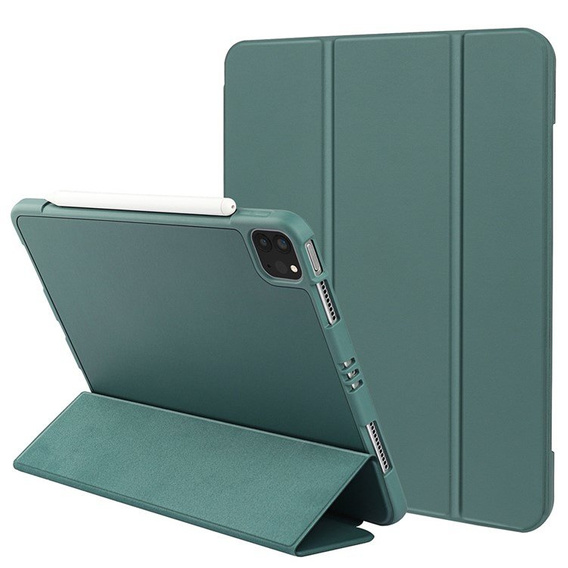 Pouzdro pro iPad Pro 11 2021/2022, Smartcase s prostorem pro stylus, zelené