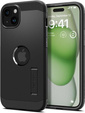 Pouzdro Spigen pro iPhone 15, Tough Armor Mag MagSafe, černé + 9H tvrzené sklo