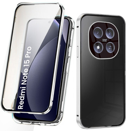 Magnetické pouzdro Dual Glass pro Xiaomi Redmi Note 15 Pro 5G