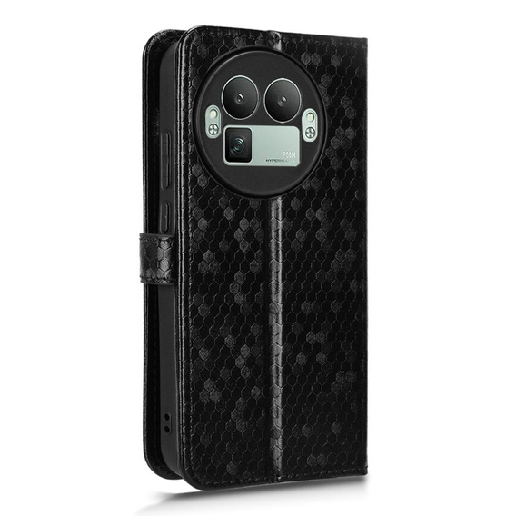 Pouzdro s klopou Wallet Rhombus pro Realme GT 8 Pro