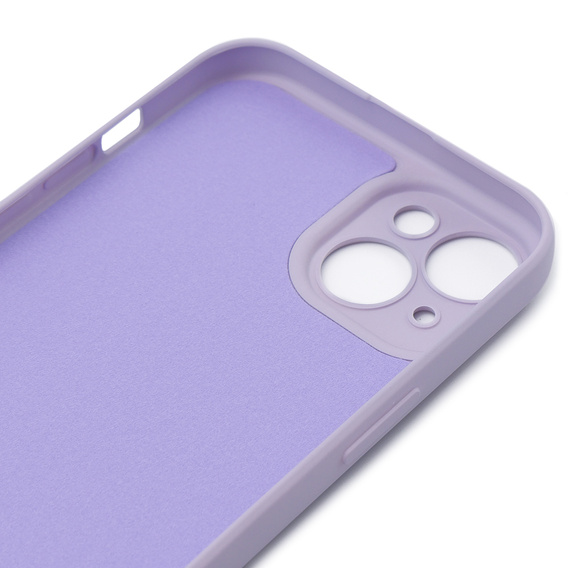 Pouzdro pro iPhone 15 Plus, Silicone Lite, fialové