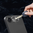 Tvrzené sklo na fotoaparát pro iPhone 16E, průhledné