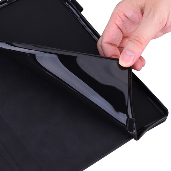 Pouzdro pro Xiaomi Redmi Pad SE 8.7, Classic, s prostorem pro stylus, černé
