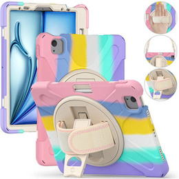 Obrněné pouzdro pro Apple iPad Air 11" 6 gen. 2024 (A2902, ochranné 360 se slotem na stylus, vícebarevné