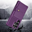 Pouzdro pro Samsung Galaxy S24 Ultra, Card Holder Kickstand, fialové