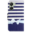 Klopové pouzdro pro Xiaomi Redmi 13C / Poco C65, Wallet, Bowknot, modré