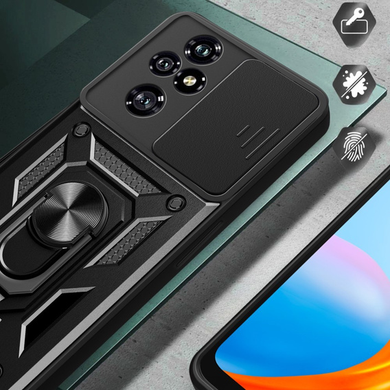 Pouzdro pro Honor 200 Pro 5G, CamShield Slide, černé