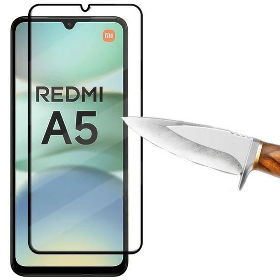 3D tvrzené sklo pro Xiaomi Redmi A5, černý rámeček