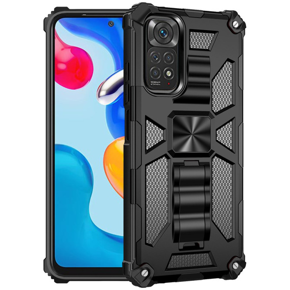 Pouzdro pro Xiaomi Redmi Note 11 / 11S, Armor Kickstand, černé