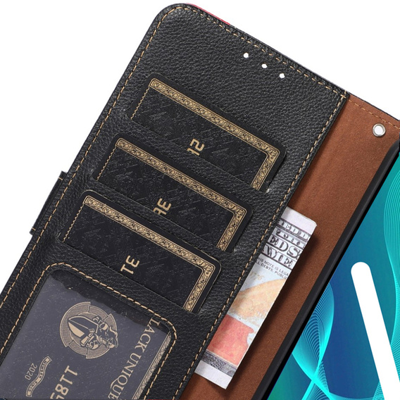 Klopové pouzdro pro OnePlus 11 5G, KHAZNEH RFID, Dual Color, černé