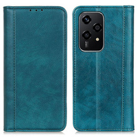 Flipové pouzdro pro Honor 200 Lite, Split Leather, zelené