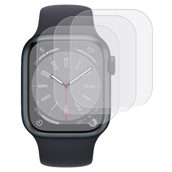 3x ERBORD Hydrogelová fólie pro Apple Watch 7/8 41mm