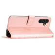 Klopové pouzdro pro Samsung Galaxy A55 5G, Wallet, Butterfly, fialové