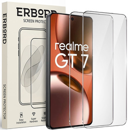 2x tvrzené sklo pro Samsung Galaxy A15 4G / A15 5G / M15, ERBORD 9H Hard Glass na displeji