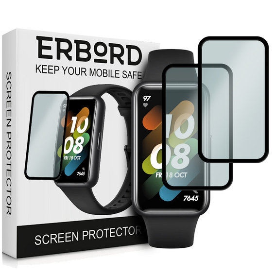 2x hybridní sklo ERBORD pro Huawei Band 7