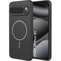 Silikonový obal pro Google Pixel 10 Pro XL, pro MagSafe, černý