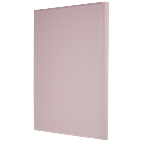 Pouzdro + klávesnice Galaxy Tab S7+ Plus / S8+ Plus /S7 FE T730 T733, Pen Slot, růžové rose gold