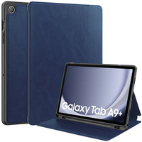 Pouzdro pro Samsung Galaxy Tab A9+, Business Card and Pen Slot, modré