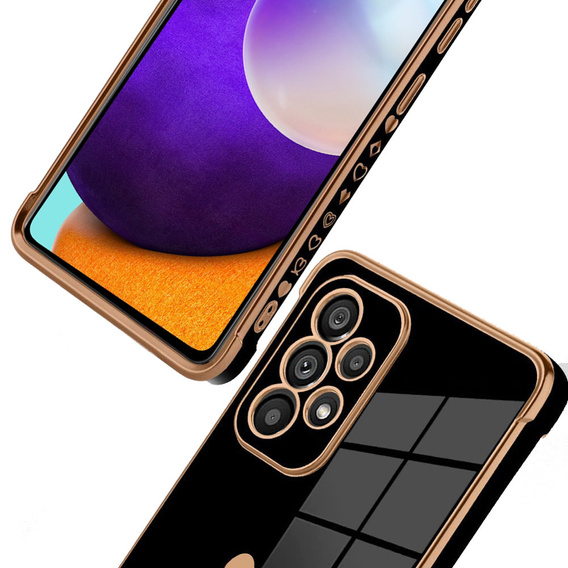 Pouzdro pro Samsung Galaxy A52/A52S, Electro heart, černé