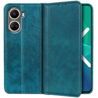 Pouzdro pro Huawei Nova 10 SE, Wallet Litchi Leather, zelené