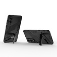 Pouzdro pro Samsung Galaxy S25 Edge, Military kickstand, černé