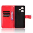 Klopové pouzdro pro Oppo A40 / Oppo A40m, Crazy Horse Wallet, červené