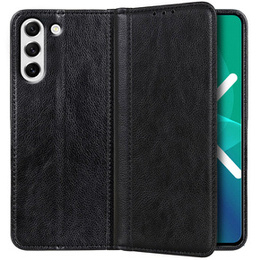 Pouzdro pro Samsung Galaxy S21 FE, Wallet Litchi Leather, modré