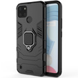 Pouzdro pro Realme C21Y, Kickstand Ring, černé